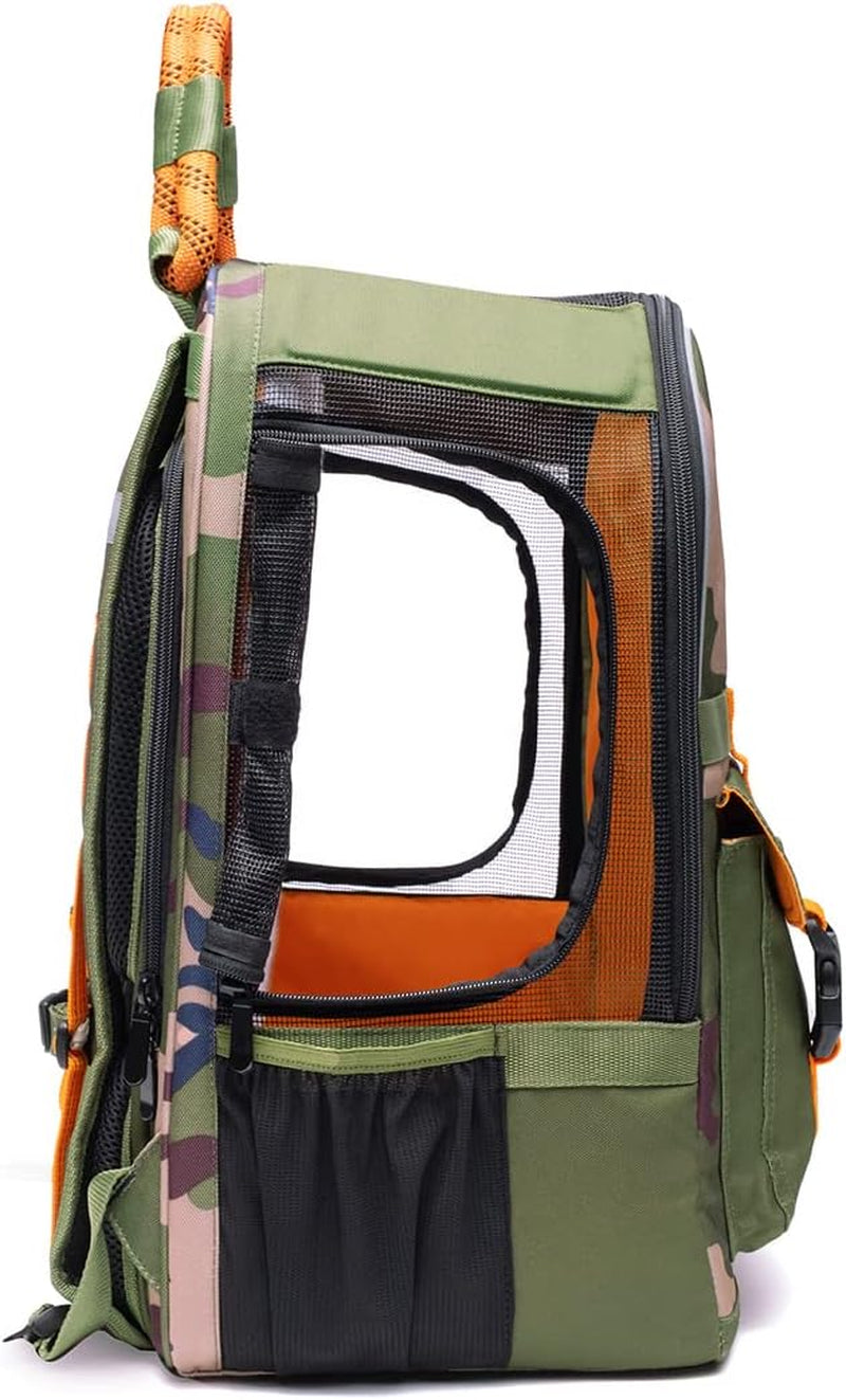 Airline-Compliant Pet Backpack | Includes Laptop Storage | for Pets up to 25Lbs