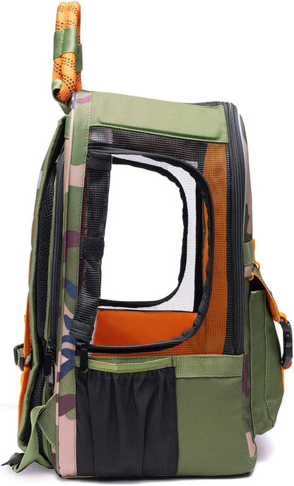 Airline-Compliant Pet Backpack | Includes Laptop Storage | for Pets up to 25Lbs