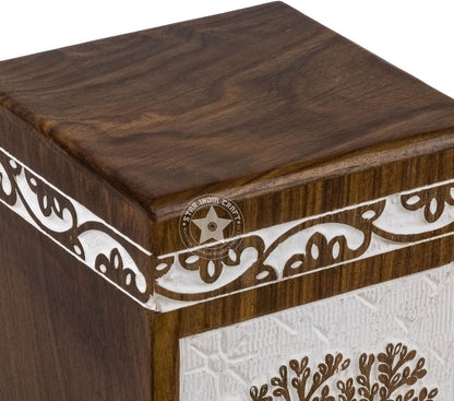 SIC Cremation Urns for Human Ashes - Male & Female, Dad & Mom, Tree of Life & Box Urns, Holds up to 180Lbs