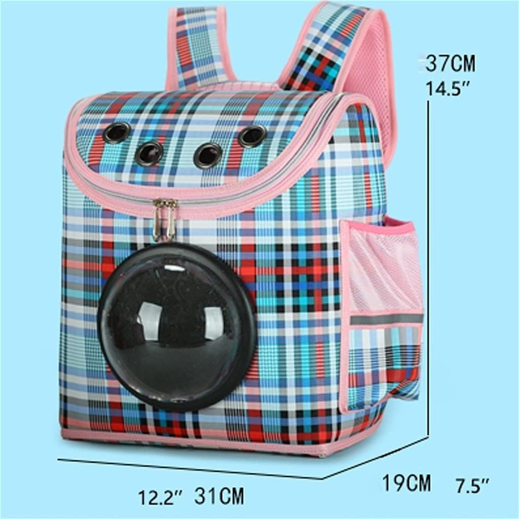 Pet Carrier Pet Backpack Creativity Breathable Space Capsule Cat Dog Carrier Travel Bag Pet Product Outdoor Travel Small Animals Travel Bag (Color : Orange)