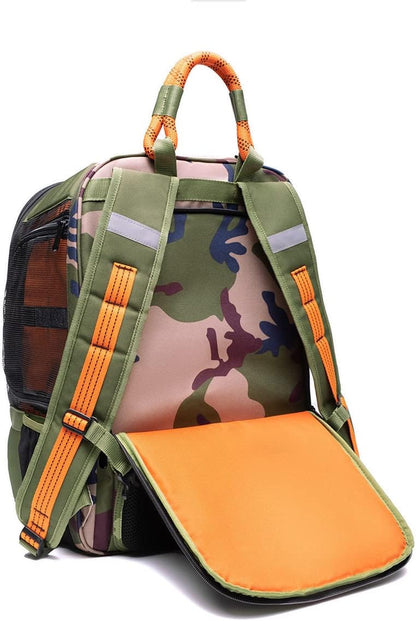 Airline-Compliant Pet Backpack | Includes Laptop Storage | for Pets up to 25Lbs
