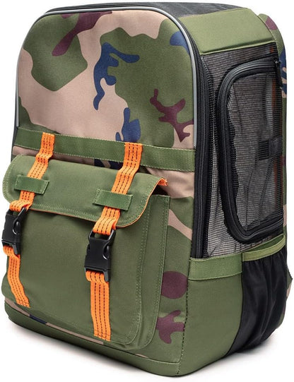 Airline-Compliant Pet Backpack | Includes Laptop Storage | for Pets up to 25Lbs