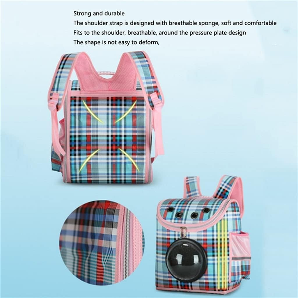Pet Carrier Pet Backpack Creativity Breathable Space Capsule Cat Dog Carrier Travel Bag Pet Product Outdoor Travel Small Animals Travel Bag (Color : Orange)