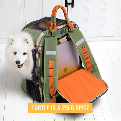Airline-Compliant Pet Backpack | Includes Laptop Storage | for Pets up to 25Lbs