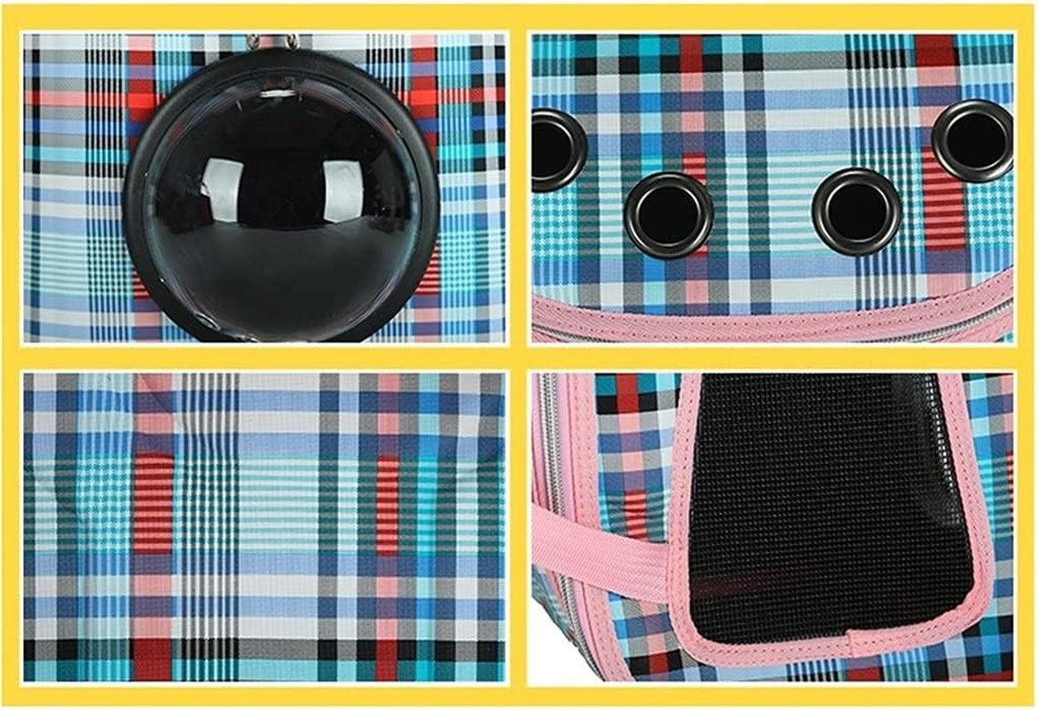 Pet Carrier Pet Backpack Creativity Breathable Space Capsule Cat Dog Carrier Travel Bag Pet Product Outdoor Travel Small Animals Travel Bag (Color : Orange)