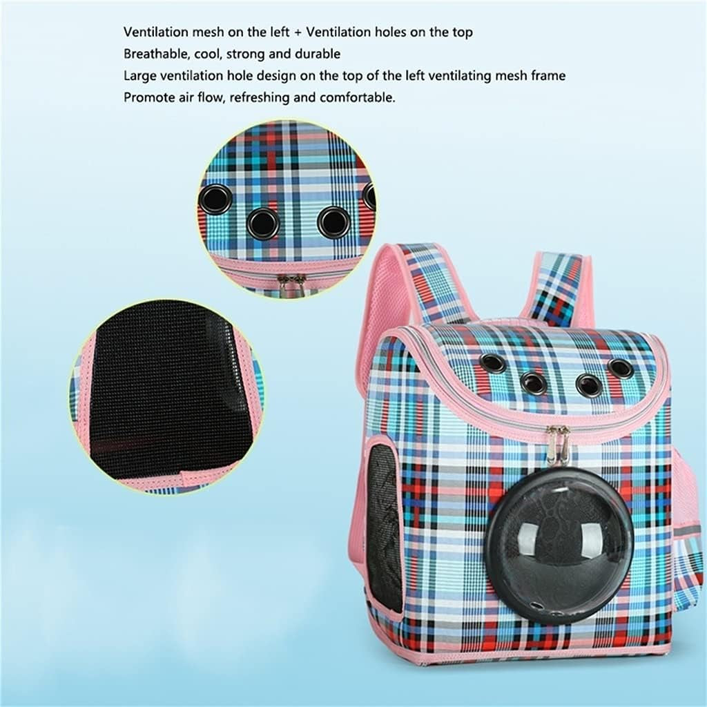 Pet Carrier Pet Backpack Creativity Breathable Space Capsule Cat Dog Carrier Travel Bag Pet Product Outdoor Travel Small Animals Travel Bag (Color : Orange)