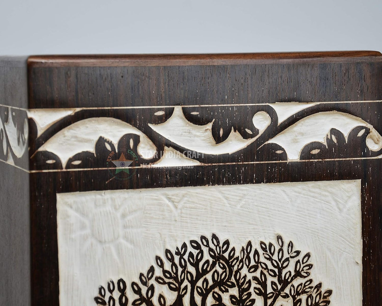 SIC Cremation Urns for Human Ashes - Male & Female, Dad & Mom, Tree of Life & Box Urns, Holds up to 180Lbs
