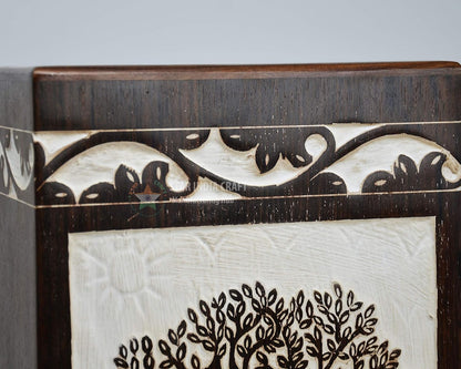 SIC Cremation Urns for Human Ashes - Male & Female, Dad & Mom, Tree of Life & Box Urns, Holds up to 180Lbs